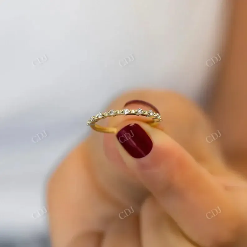 0.14CTW Lab Grown Diamond Thin Wedding Ring