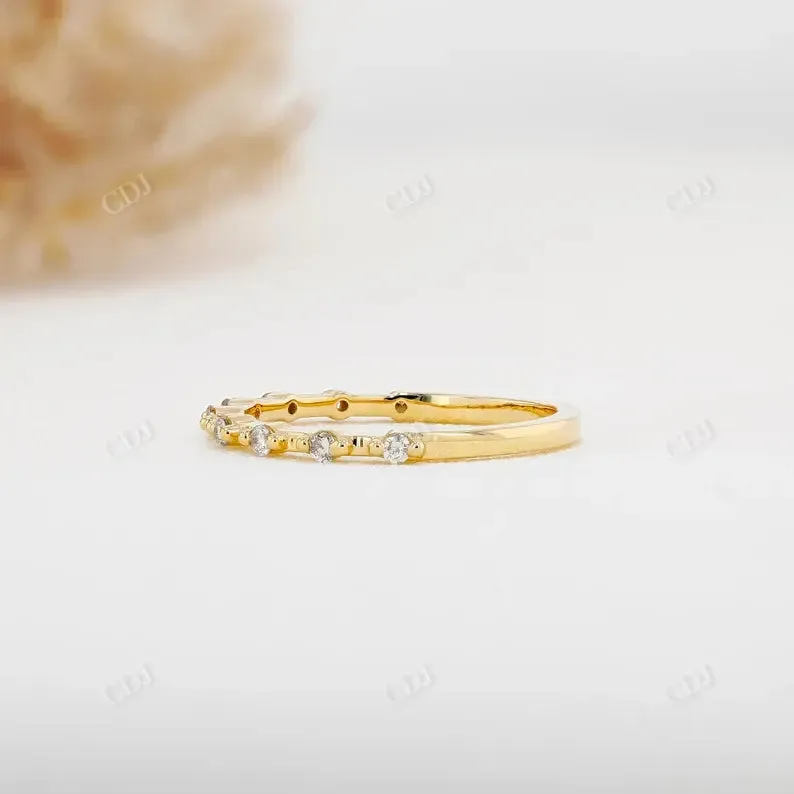 0.14CTW Lab Grown Diamond Thin Wedding Ring