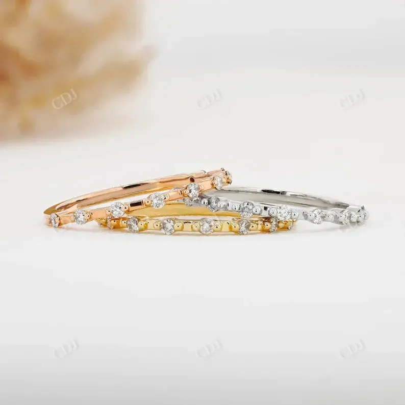 0.14CTW Lab Grown Diamond Thin Wedding Ring