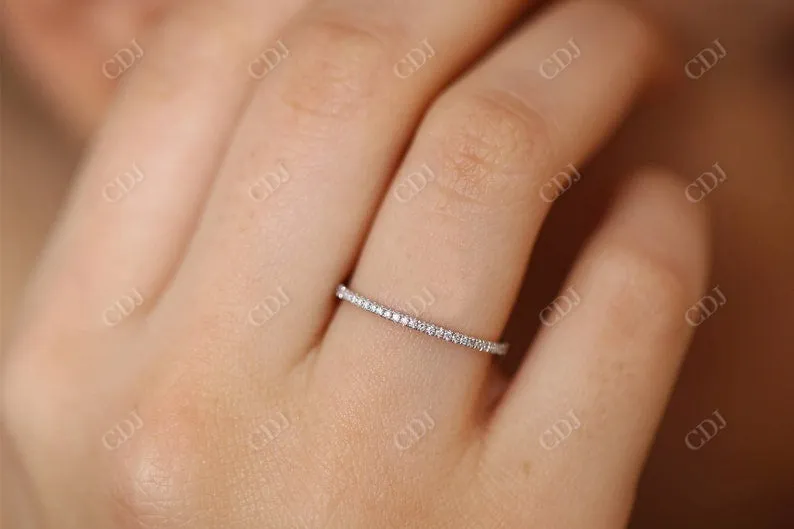 0.20CTW Lab Grown Diamond Ultra Thin Stacking Wedding Band