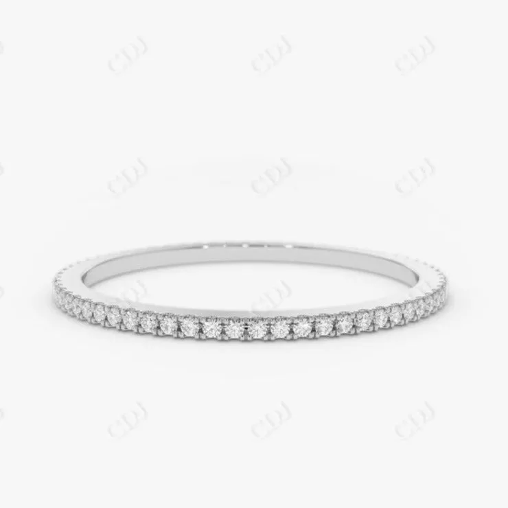 0.20CTW Lab Grown Diamond Ultra Thin Stacking Wedding Band