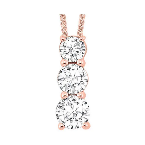 14KT ROSE GOLD DIAMOND (3/4CTW) PENDANT