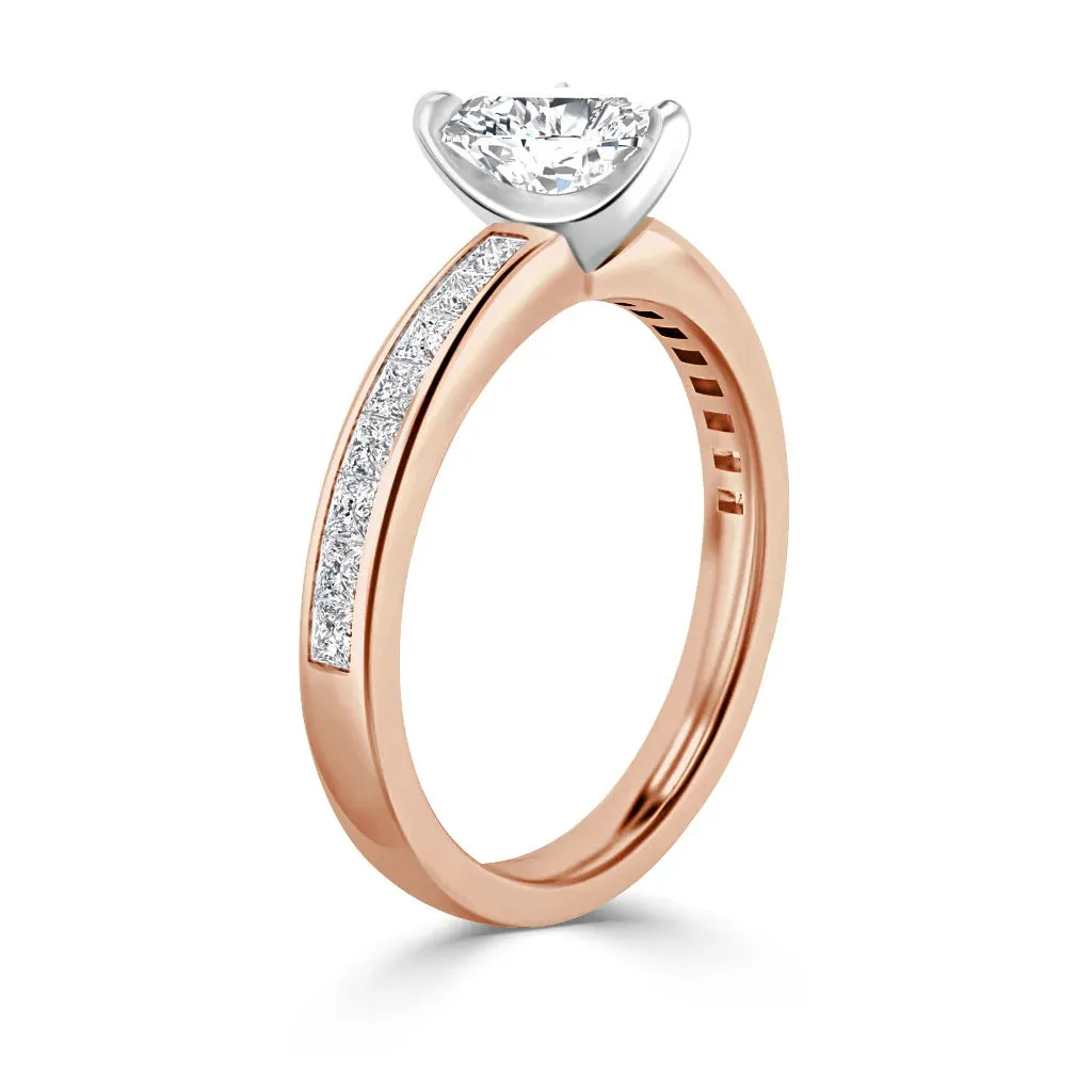 Amelia - 18ct Rose Gold - Heart