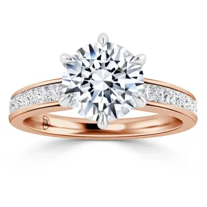 Amelia - 18ct Rose Gold - Round