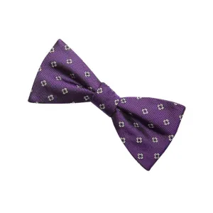 Amethyst Polka Dot Bow Tie