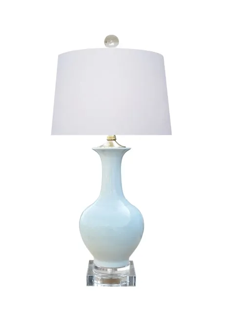 Asian-Themed Contemporary Ceramic Lamp