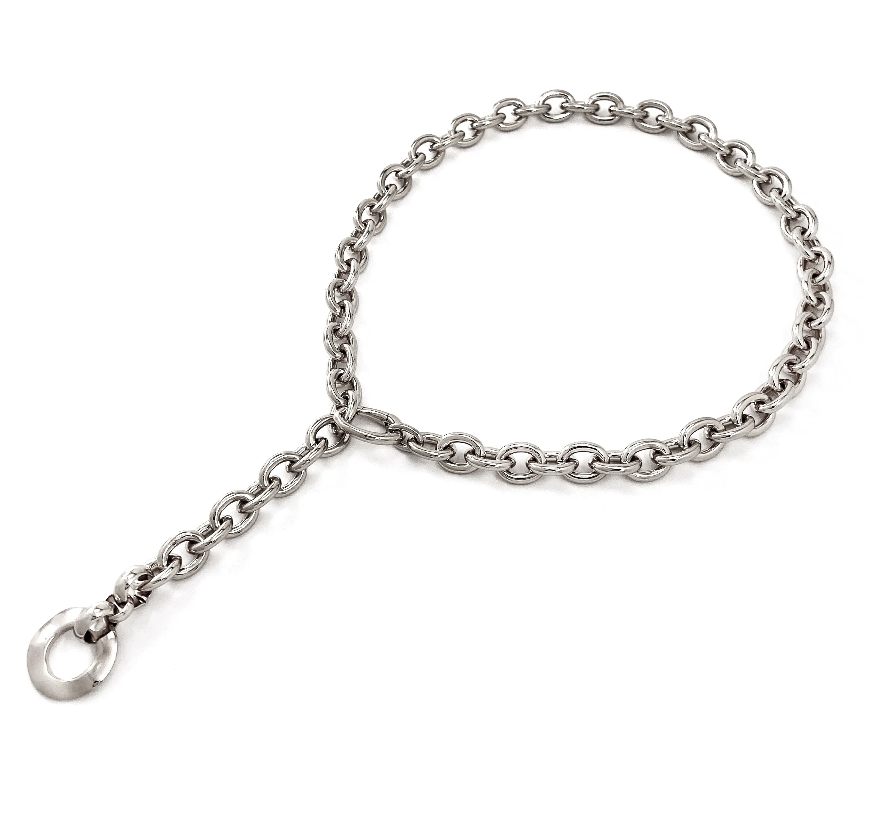 Ava Clip Lariat - Silver