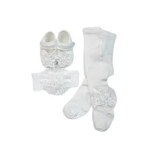 Baby White Blossom Set