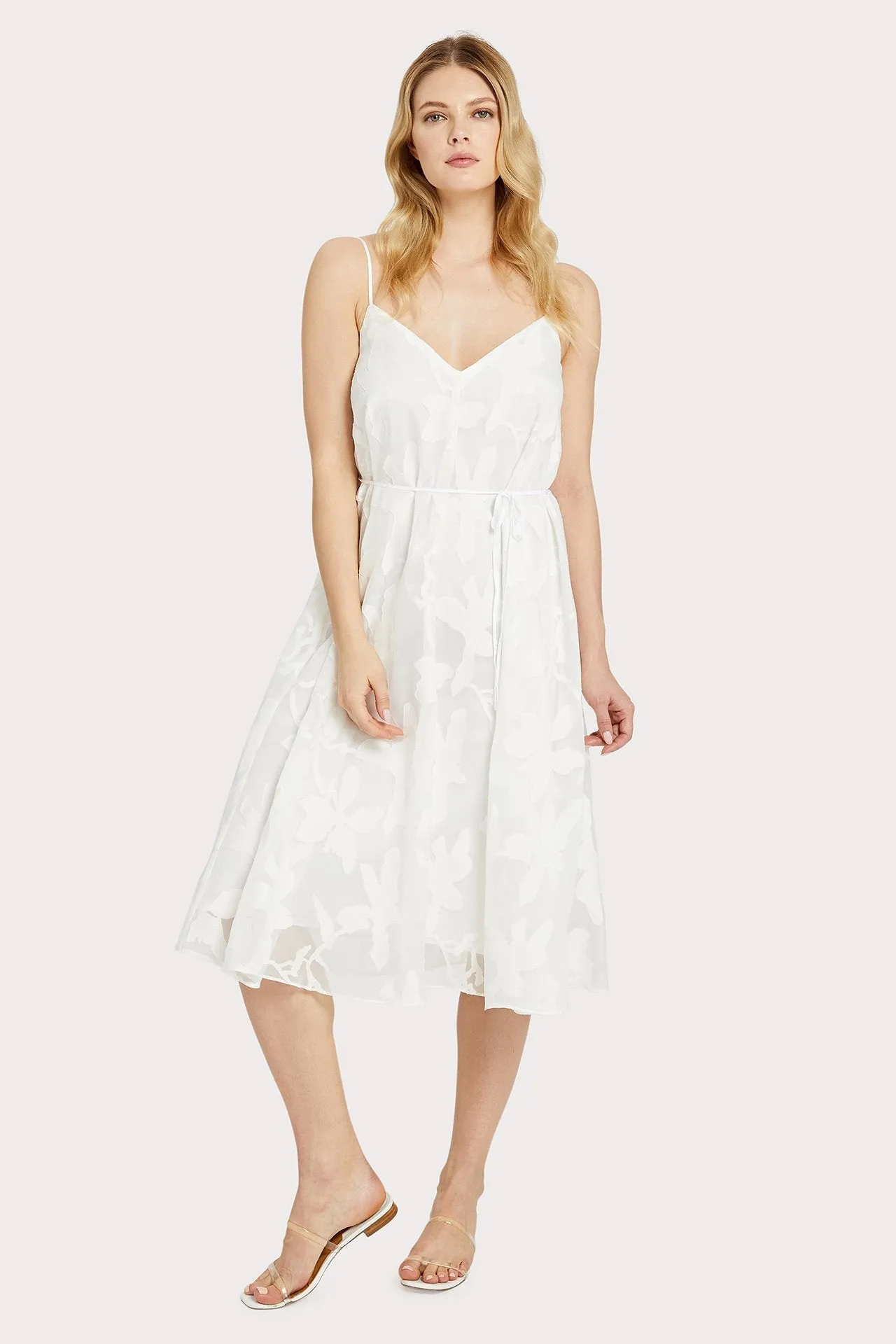 Becca Floral Devore Dress