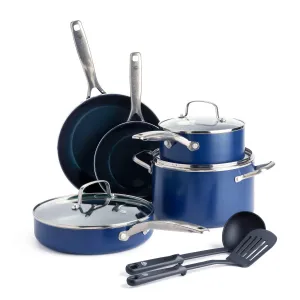 Blue Diamond Classic 10-Piece Cookware Set