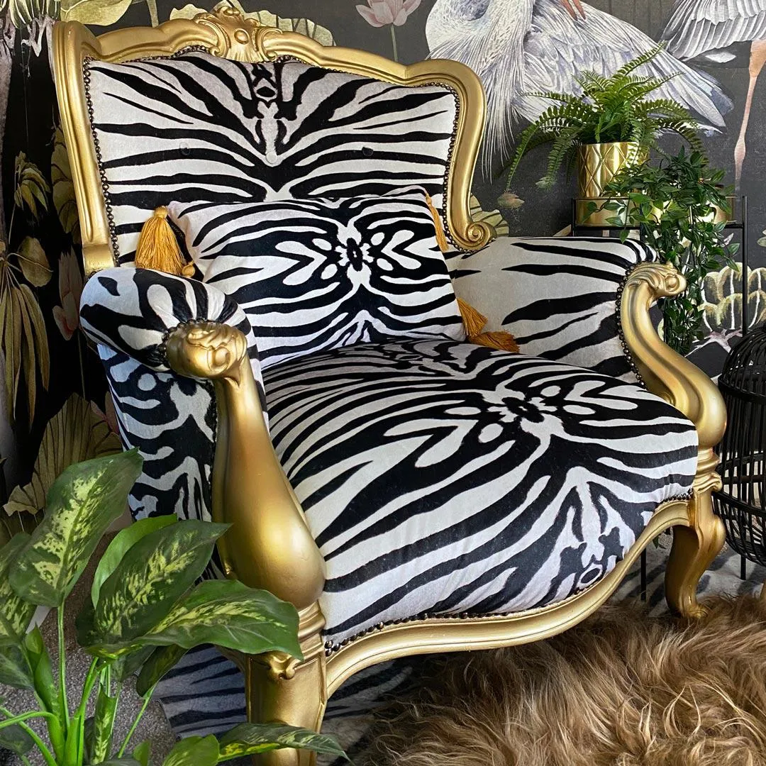 Bold Zebra Fabric - Avalana Design