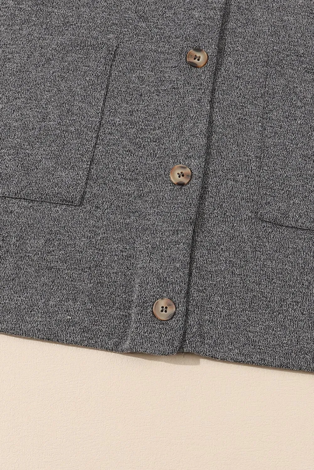 Button-Front Cardigan Sweater