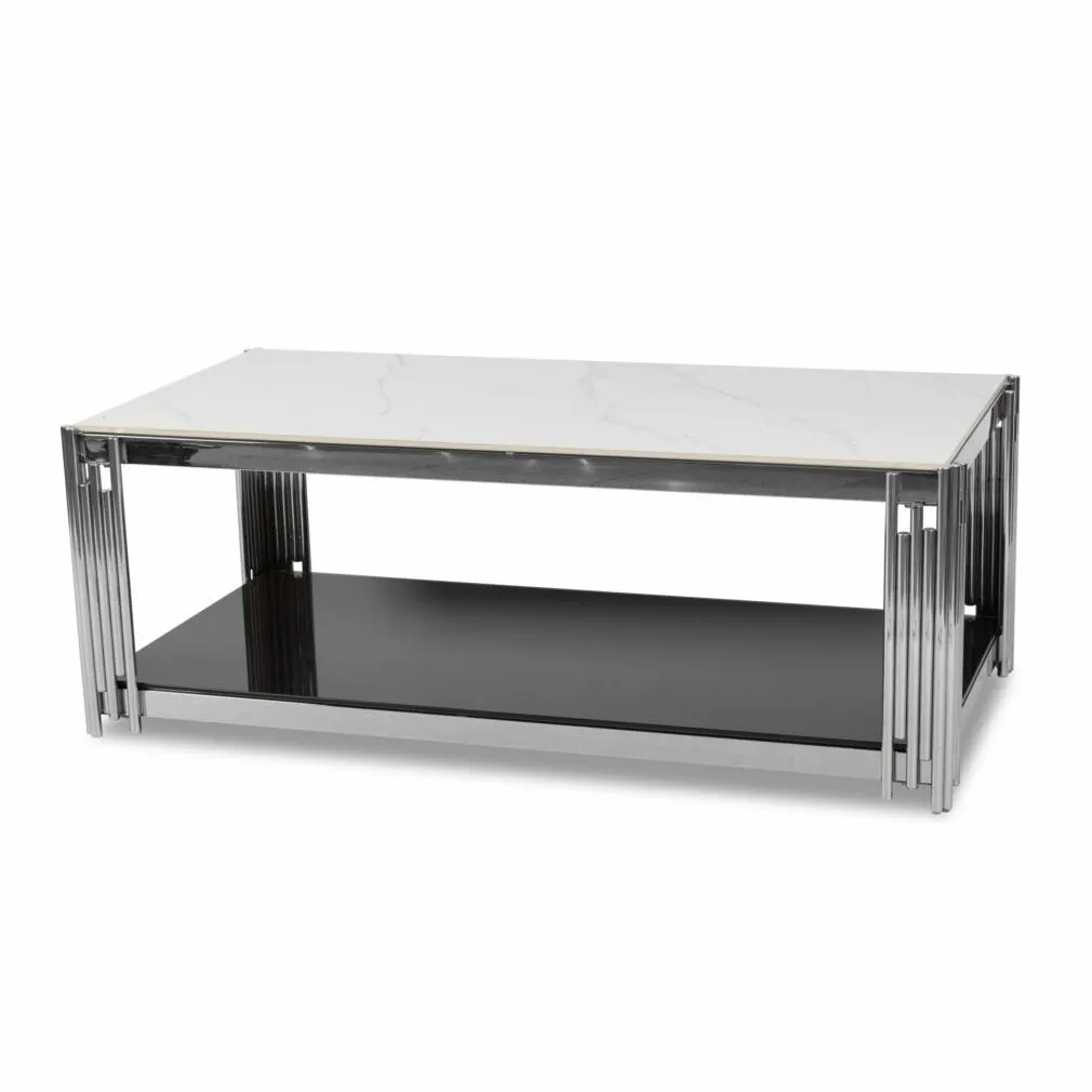 Carstens Coffee Table (Available in Gold or Silver)