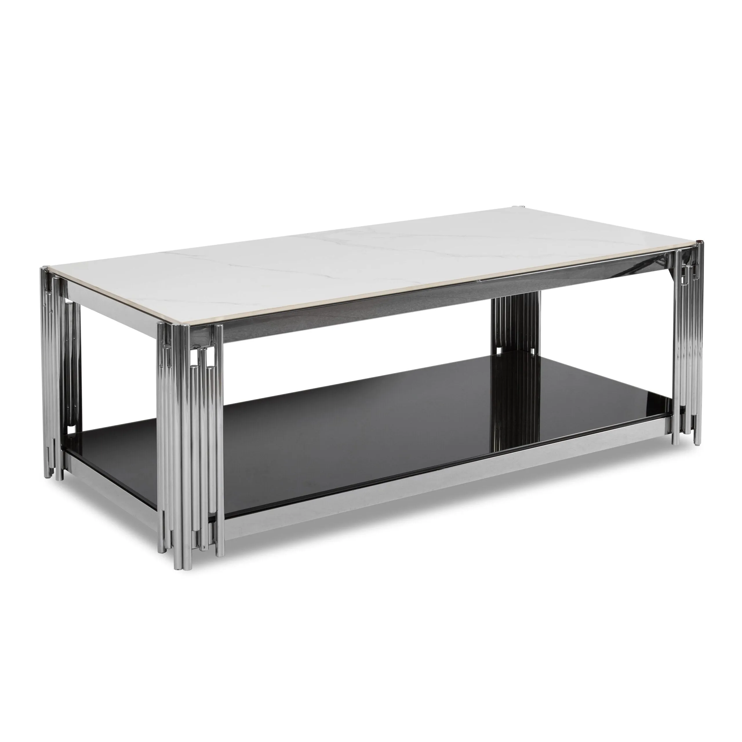 Carstens Coffee Table (Available in Gold or Silver)