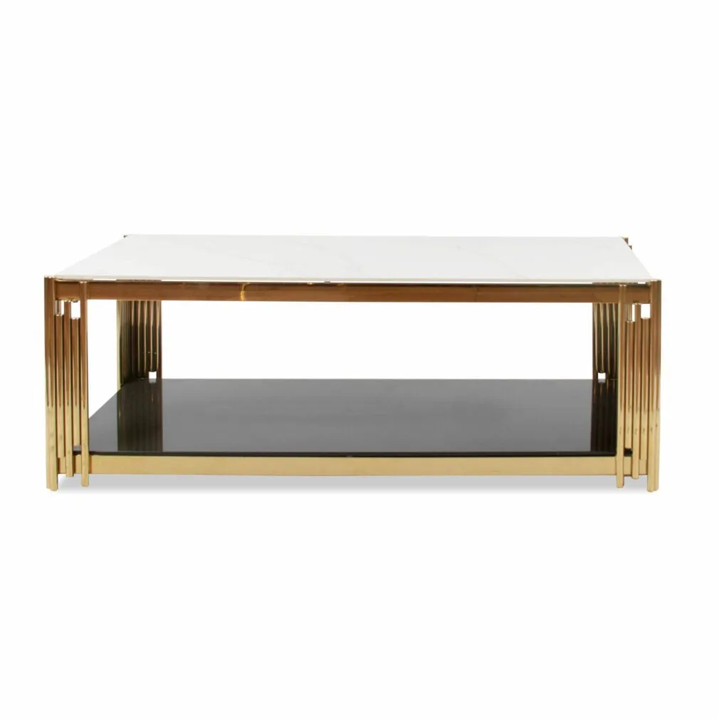 Carstens Coffee Table (Available in Gold or Silver)