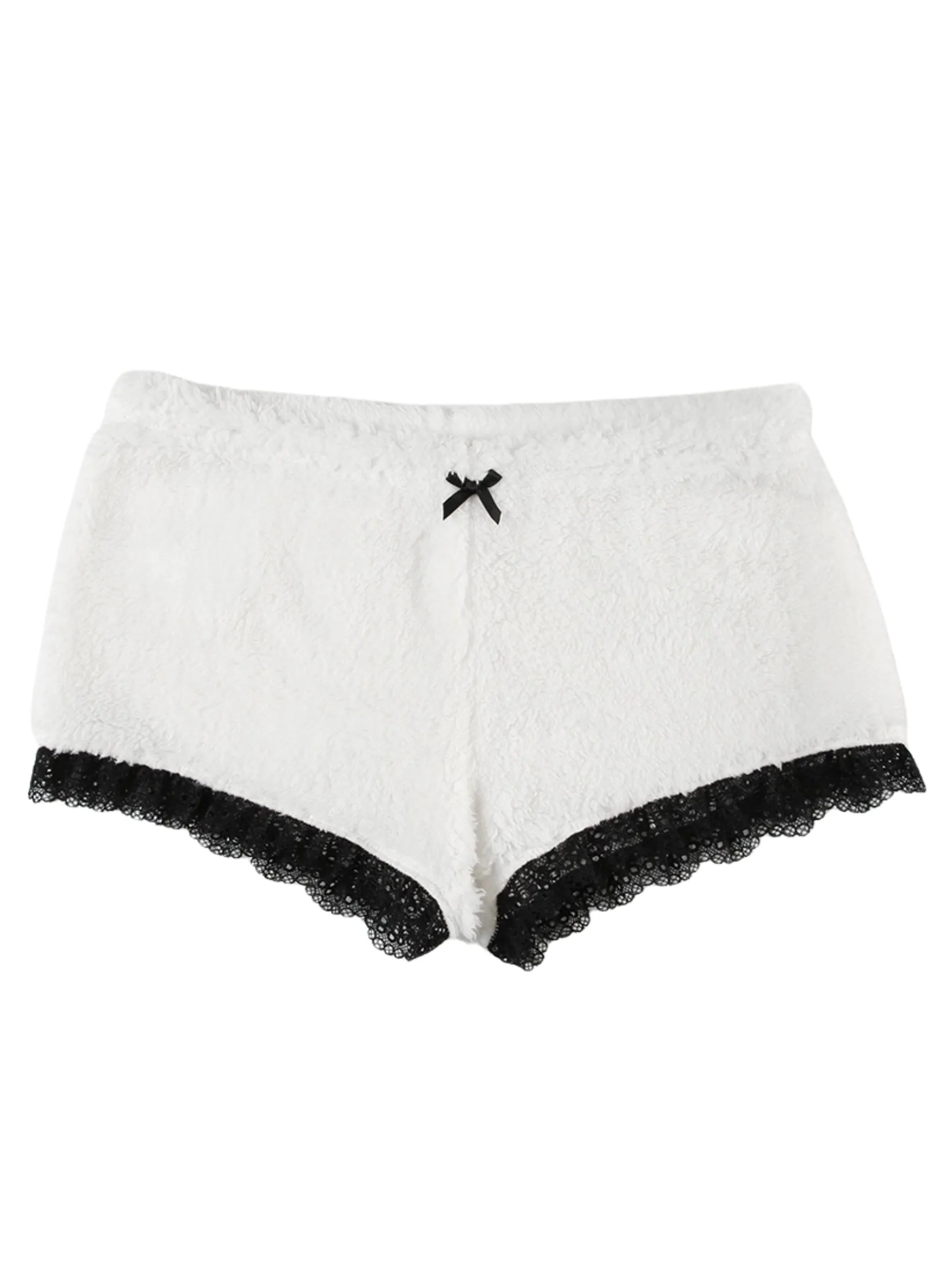 Charisma Lace Plush Shorts