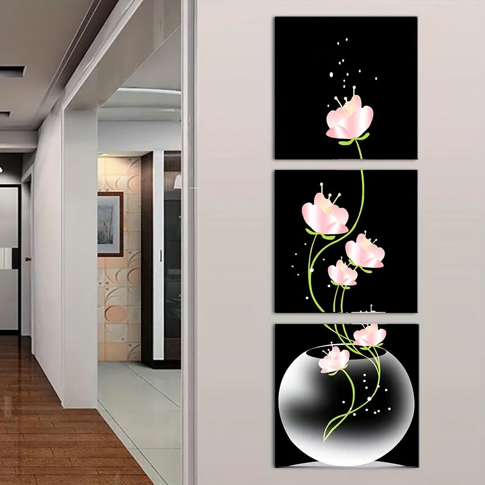 Charming Pink Flower Canvas Prints for Stylish Home Decor