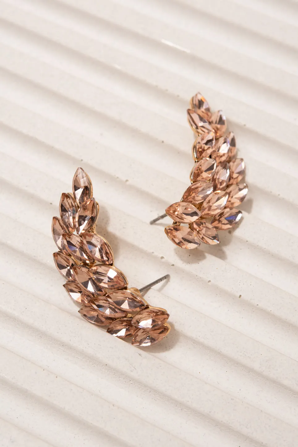 Cherub Crawler Wing Post Earrings