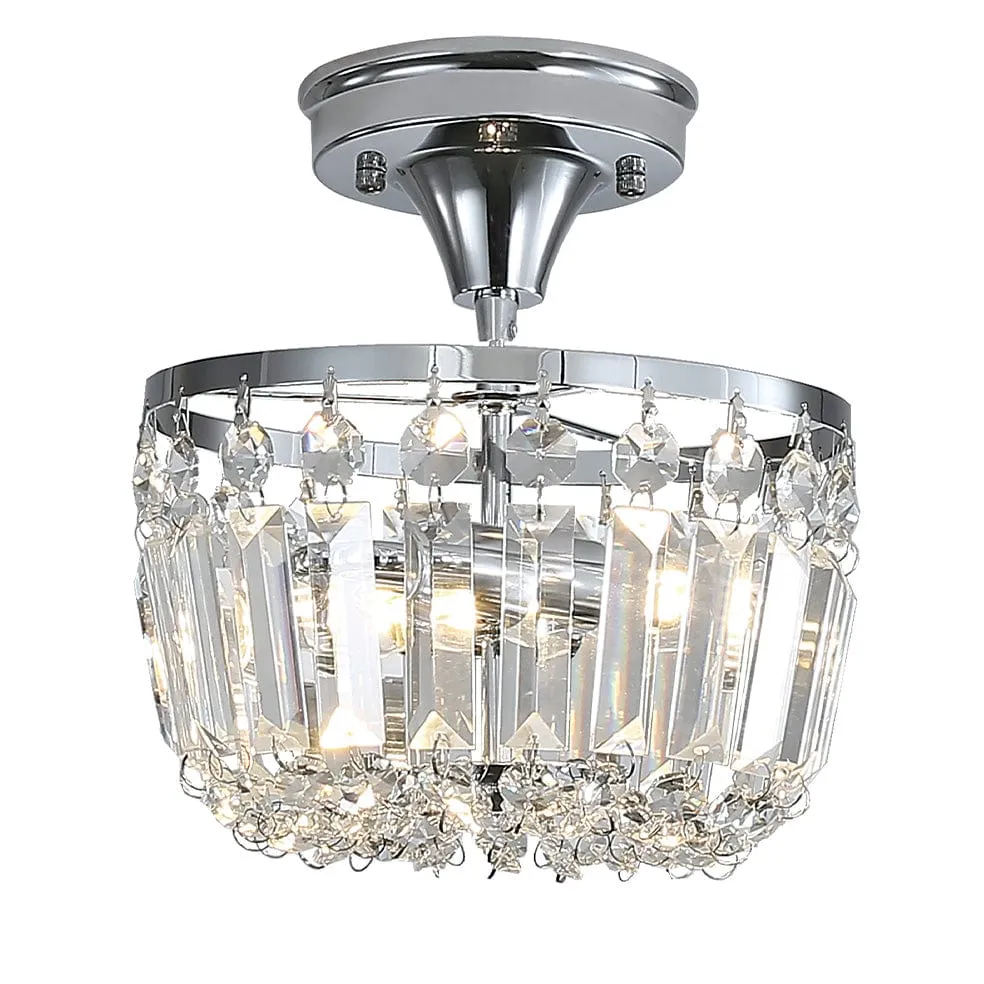 Clara Crystal Light | Chrome or Gold