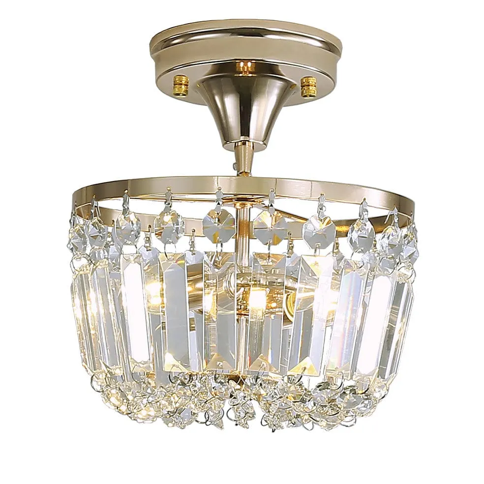 Clara Crystal Light | Chrome or Gold