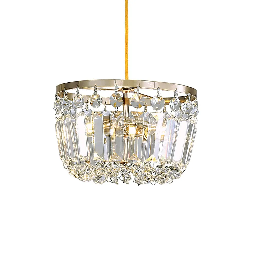 Clara Crystal Light | Chrome or Gold