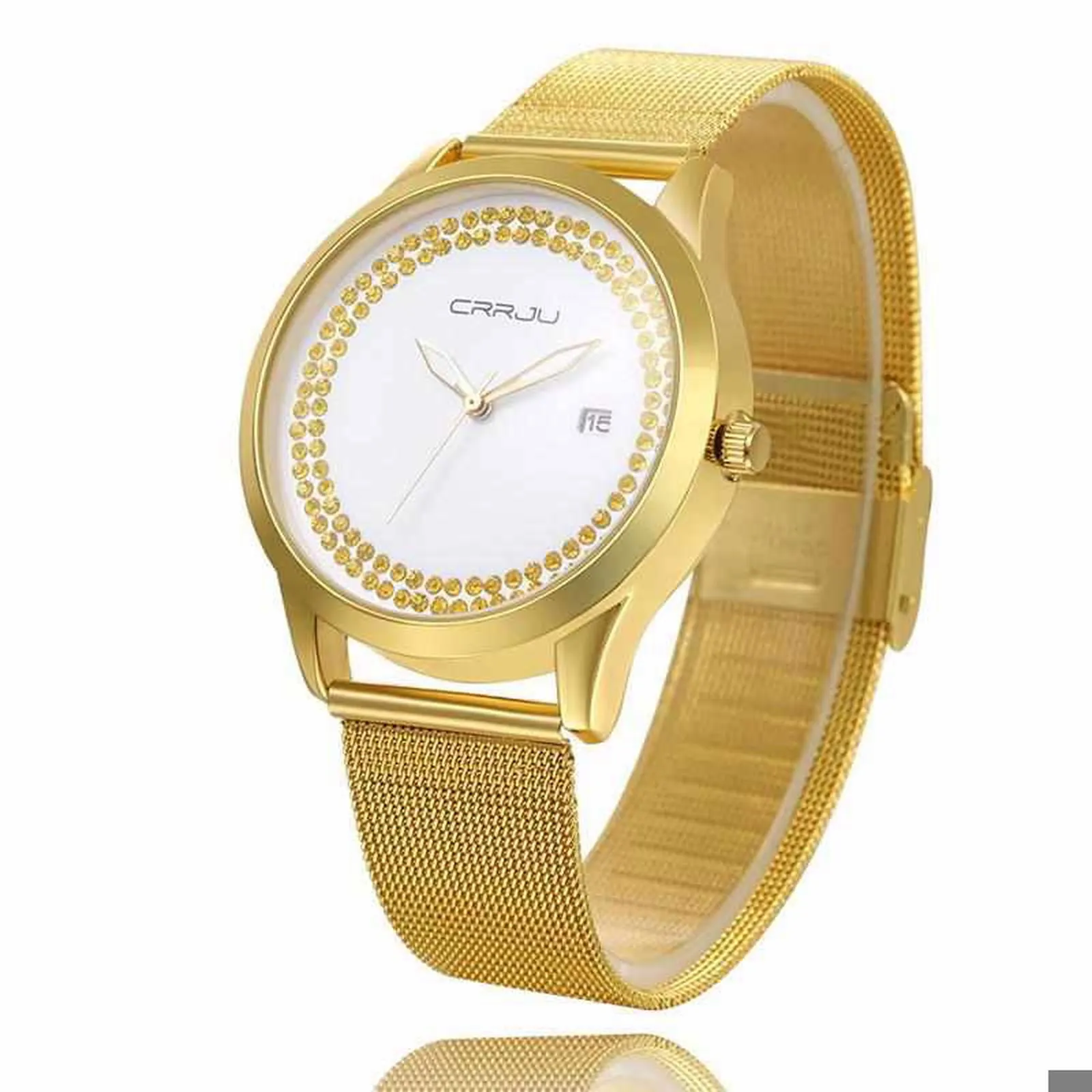 Classic Diamonds Women's Quartz Watch