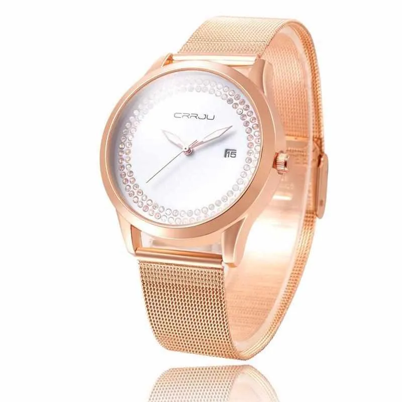 Classic Diamonds Women's Quartz Watch