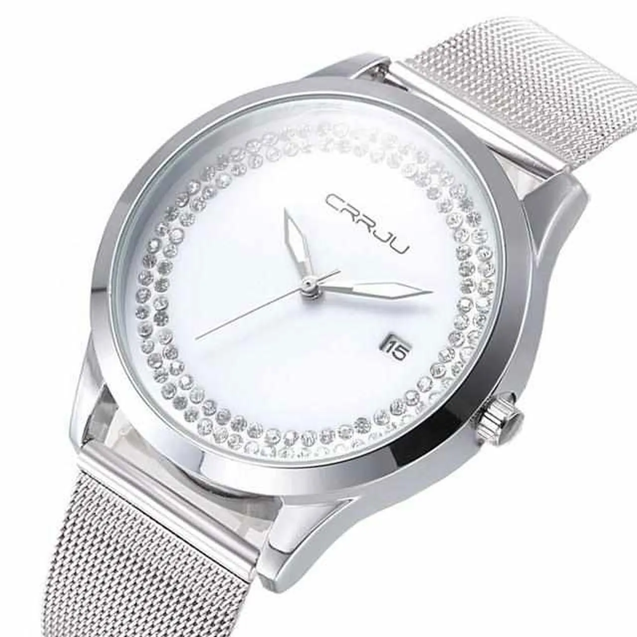 Classic Diamonds Women's Quartz Watch