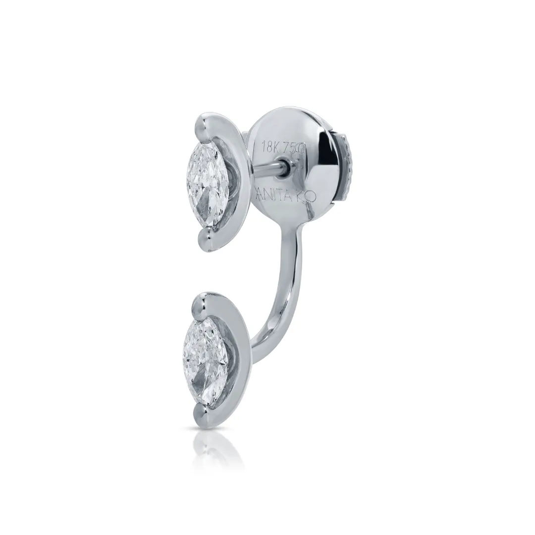 CLASSIC MARQUISE DIAMOND ORBIT EARRING