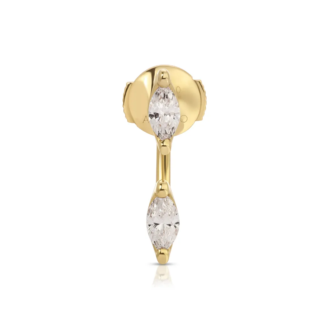 CLASSIC MARQUISE DIAMOND ORBIT EARRING