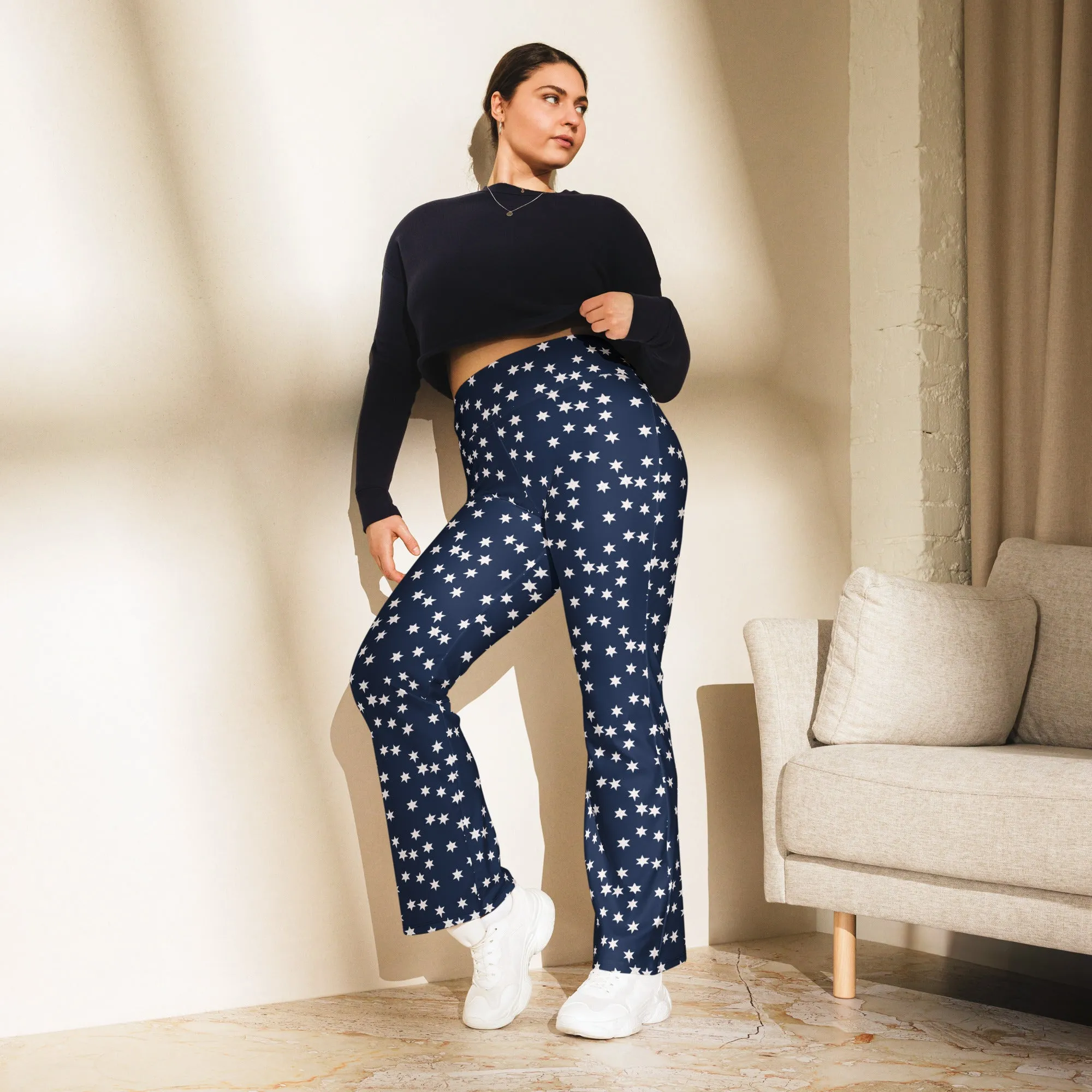 Colonial Revolution Stars Flare Leggings