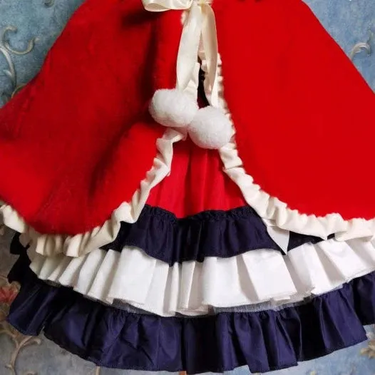 Cute Plush Shawl Cloak for Kids