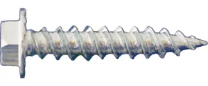 Daggerz 10" x 3" Hex Washer Head Metal Screws with Serrations Sheet - 1500 Qty