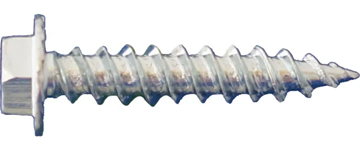 Daggerz 10" x 3" Hex Washer Head Metal Screws with Serrations Sheet - 1500 Qty