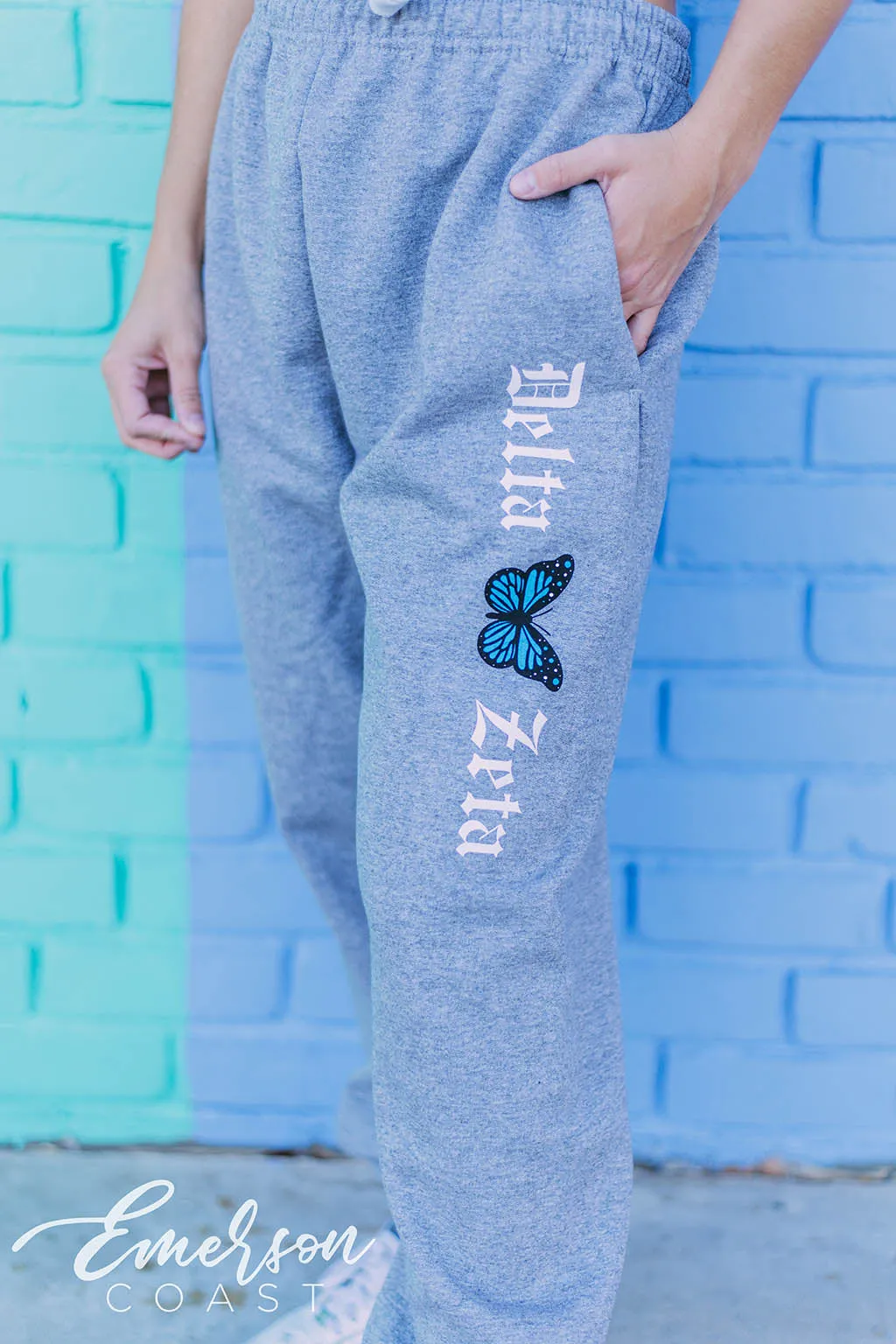 Delta Zeta Butterfly Joggers