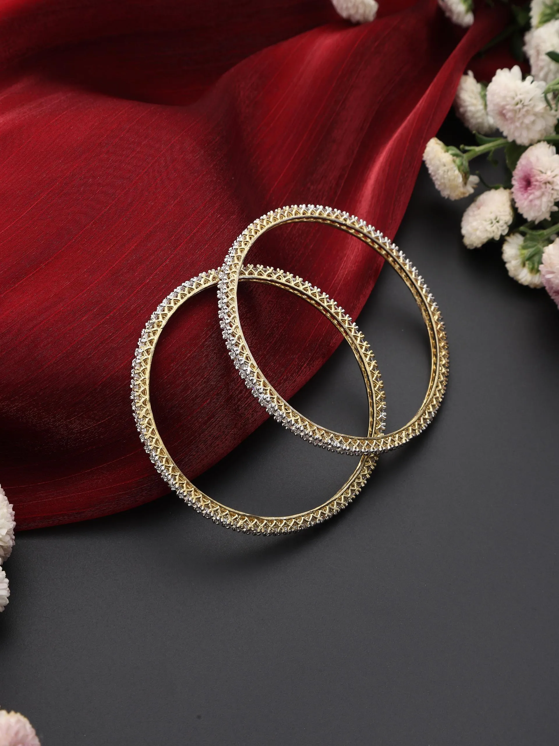 Diamond Bangles - Thin