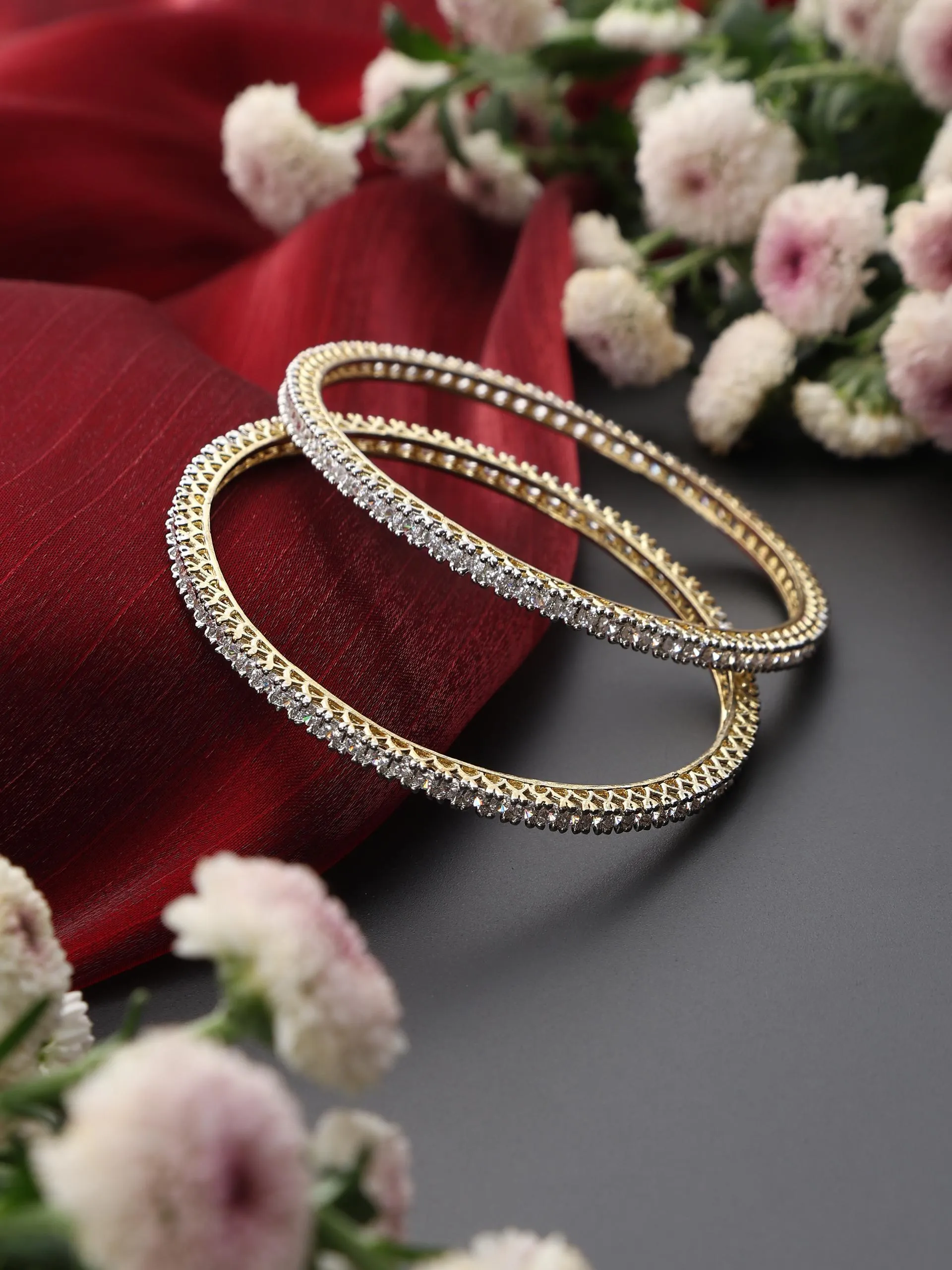 Diamond Bangles - Thin