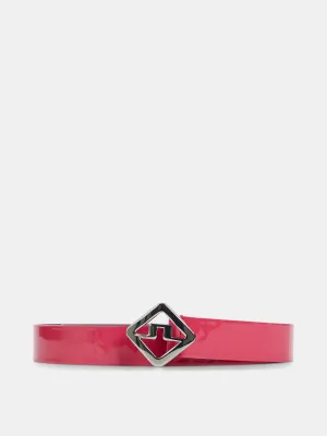 Diana High Shine Leather Belt