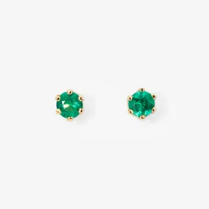 E1903E | 3.5mm Emerald Studs