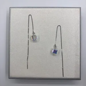 Ear Thread Crystal Cube