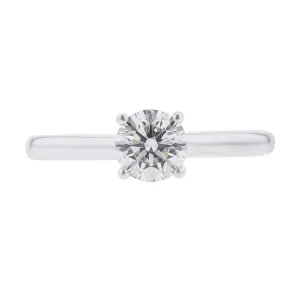 Esme Round Hidden Halo Ready for Love Diamond Engagement Ring 3/4ct