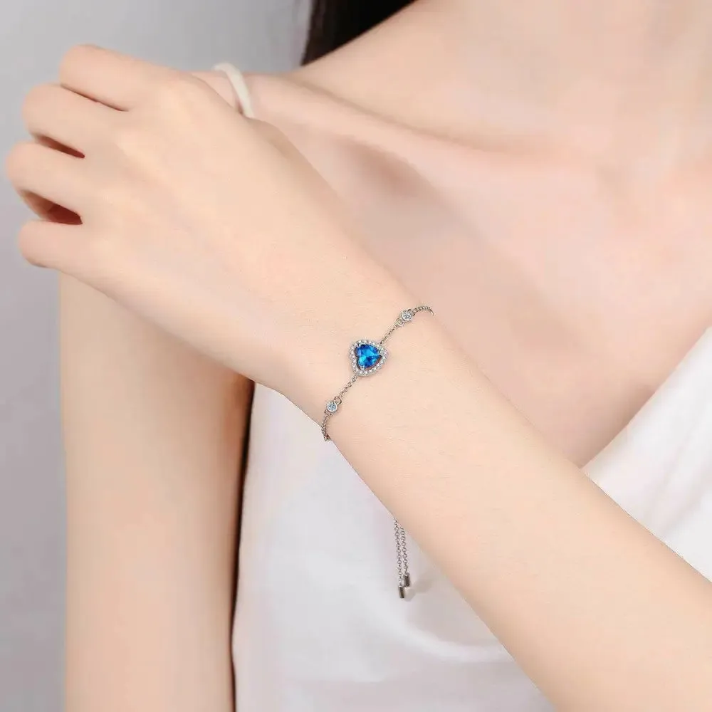 Exquisite 1 Carat Moissanite Bracelet for Luxury Fashion for Women