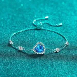 Exquisite 1 Carat Moissanite Bracelet for Luxury Fashion for Women