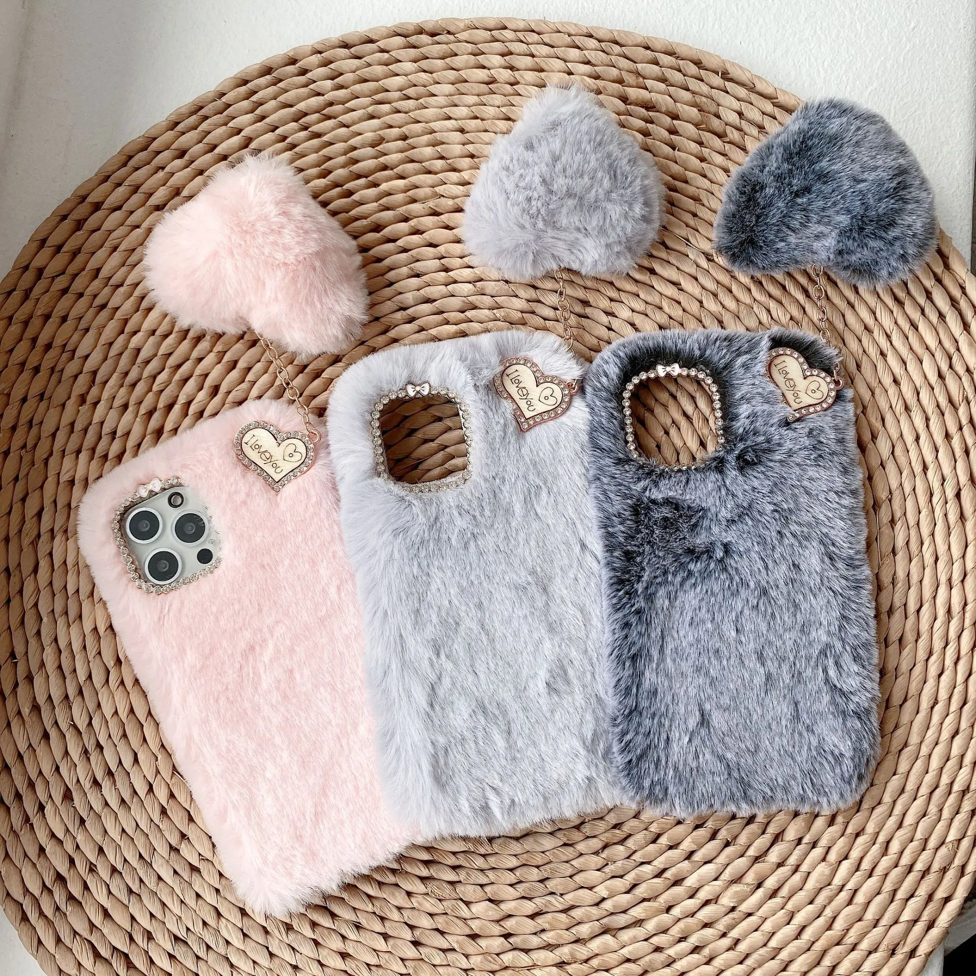 Fashion Simple Plush Phone Case Cover