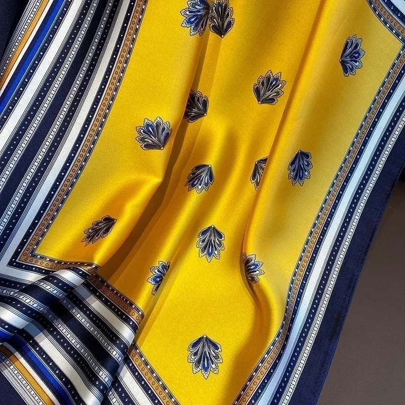 Fashion Simple Printing Silk Scarf