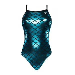 FINALS Women?s Mermaid Foil Funnies Wing Back Swimsuit