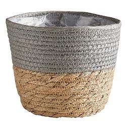 GREY TOP LINED BASKET