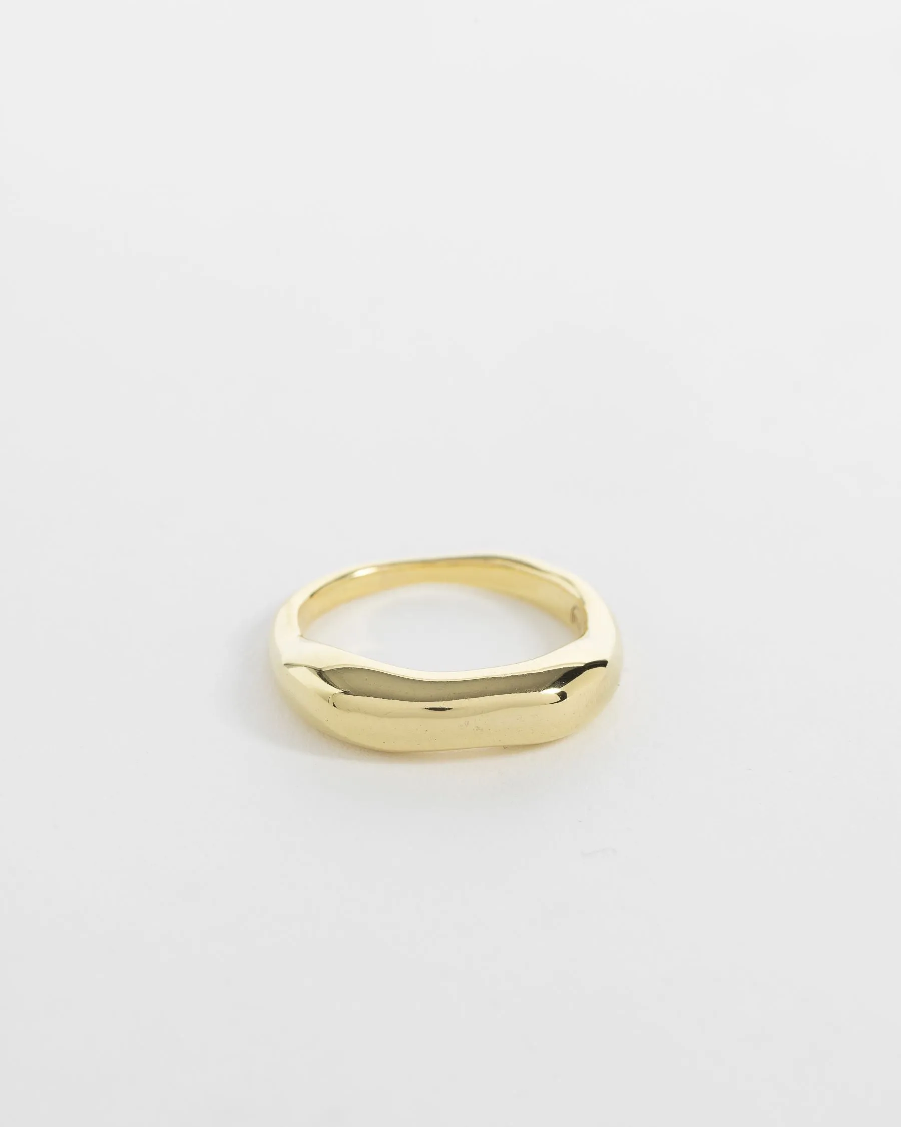 Ground Slim Gold Ring