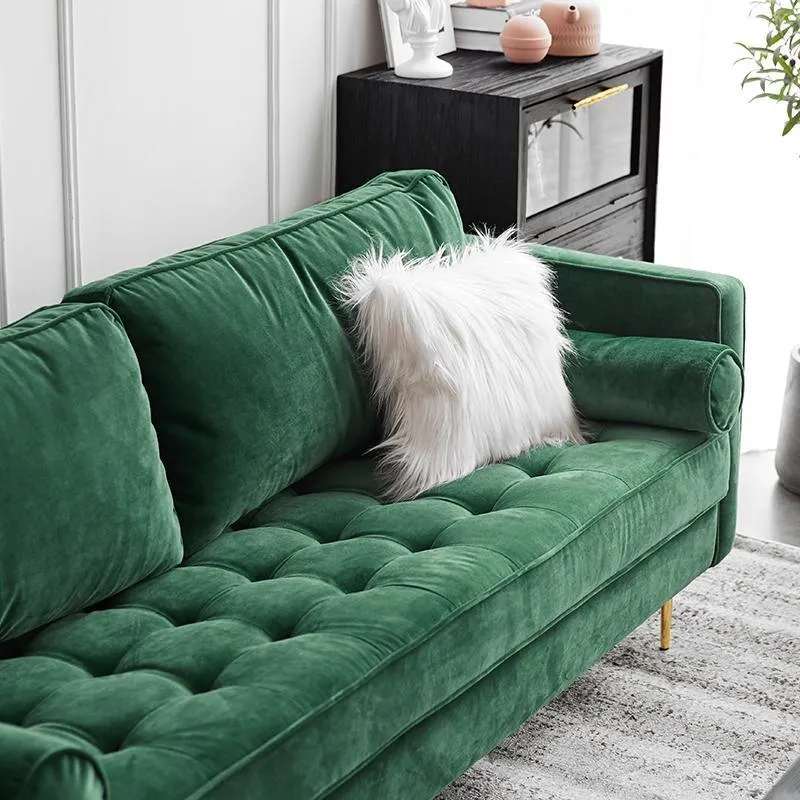 Hanoi Three Seater Sofa, Velvet