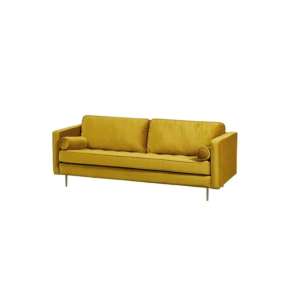 Hanoi Three Seater Sofa, Velvet